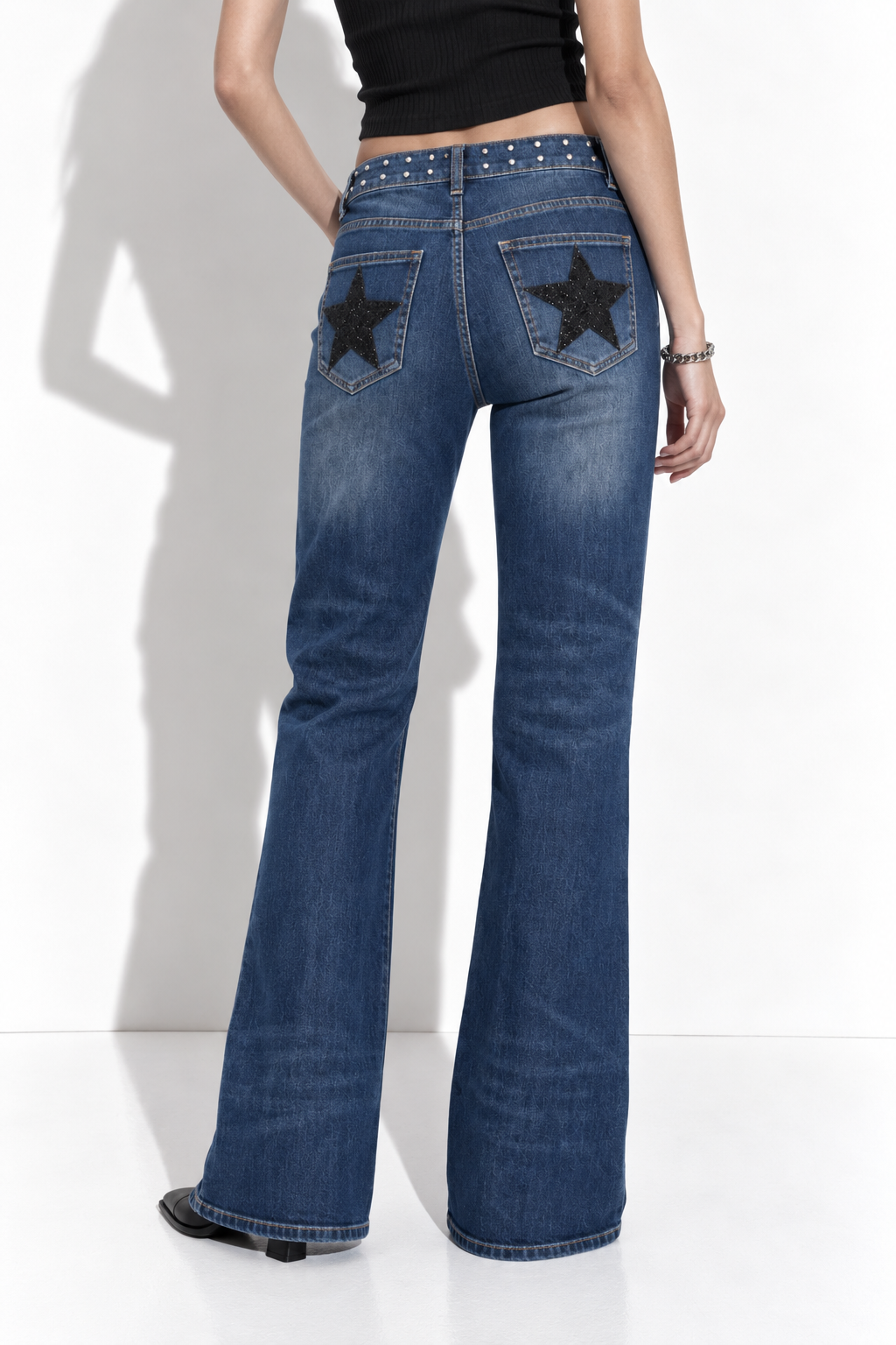 Jeans a Vita Alta con Gamba Dritta | Stile Casual