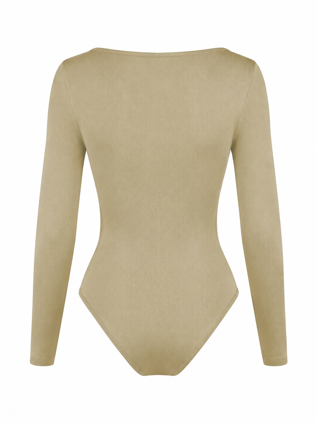 Tuta a Costine Maniche Lunghe con Girocollo | Basic Slim