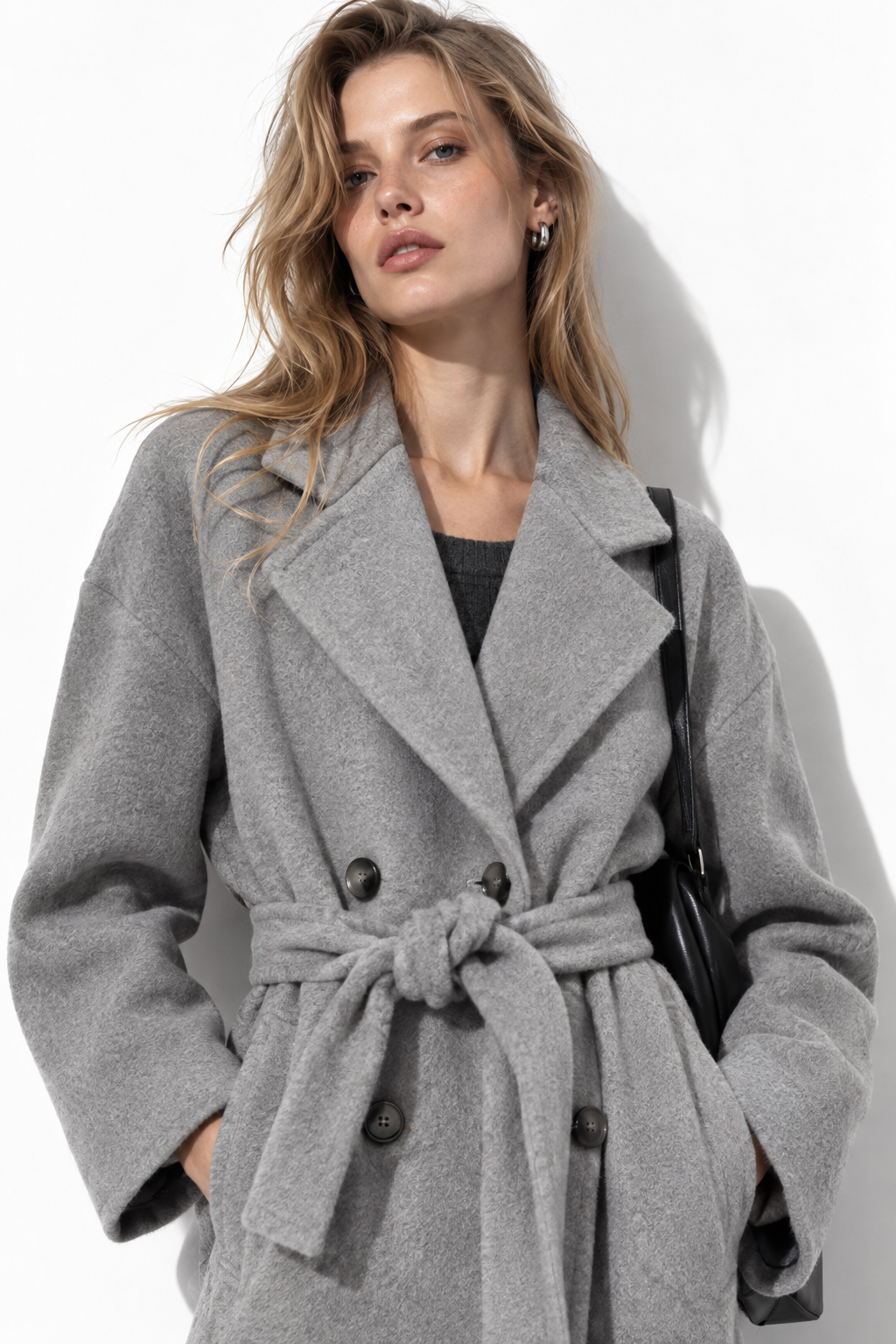 Cappotto Lungo Loose a Maniche Lunghe | Stile Casual