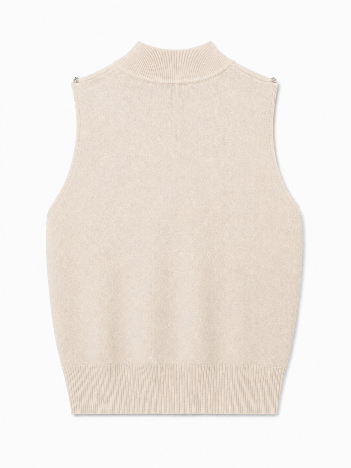 Top a Maglia Senza Maniche con Strass | Stile Elegante