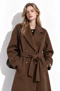 Cappotto Lungo con Doppio Bottone e Cintura | Stile Elegante