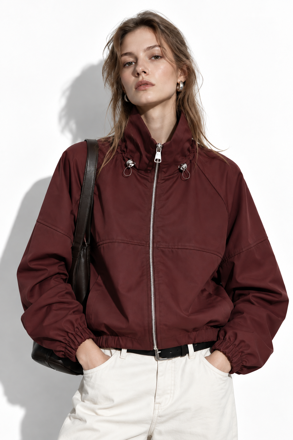 Giacca a Maniche Lunghe con Collo a Risvolto | Stile Casual