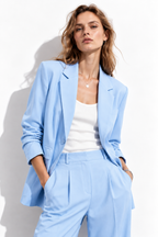 Structured Blazer and Oversized Trousers Set