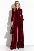 Completo in Velluto con Giacca e Pantaloni | Stile Vintage