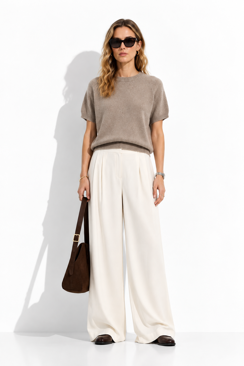 Maglia a Maniche Corte con Girocollo | Stile Casual