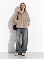 Hooded Faux Fur Jacket | Winter Style

