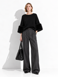 Maglia Loose con Maniche Svasate | Stile Elegante