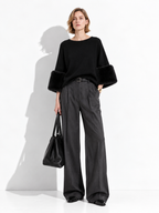 Maglia Loose con Maniche Svasate | Stile Elegante