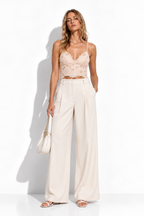 Lace Bralette with V-Neck and Thin Straps | Summer Style