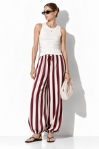 Pantaloni Harem a Righe | Look Estivo Casual
