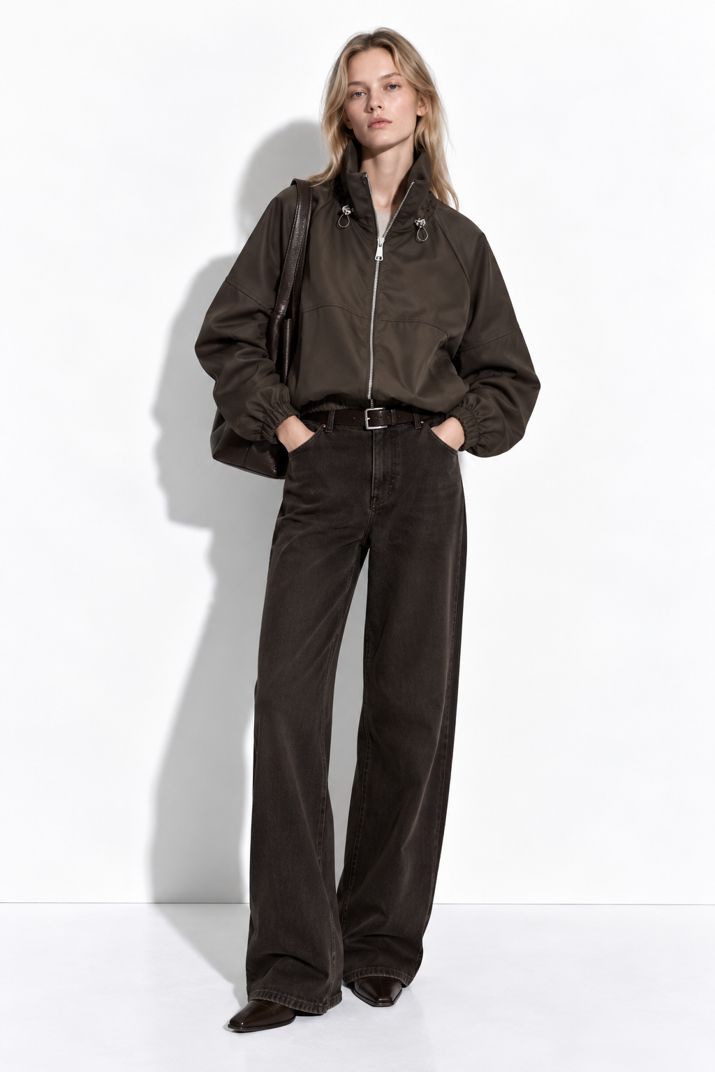 Giacca a Maniche Lunghe con Collo a Risvolto | Stile Casual