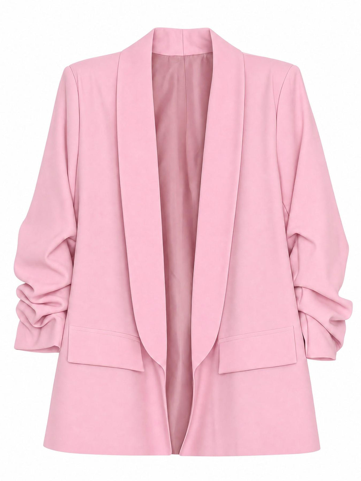 Blazer Lungo con Maniche 3/4 | Look Elegante da Ufficio