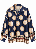 Camicia a Maniche Lunghe con Collo a Risvolto | Stile Casual
