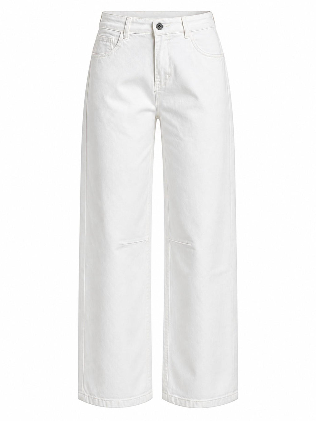 Jeans a Vita Alta con Gamba Larga | Stile Casual