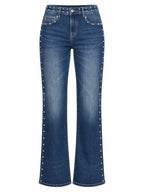 Jeans a Vita Alta con Gamba Dritta | Stile Casual