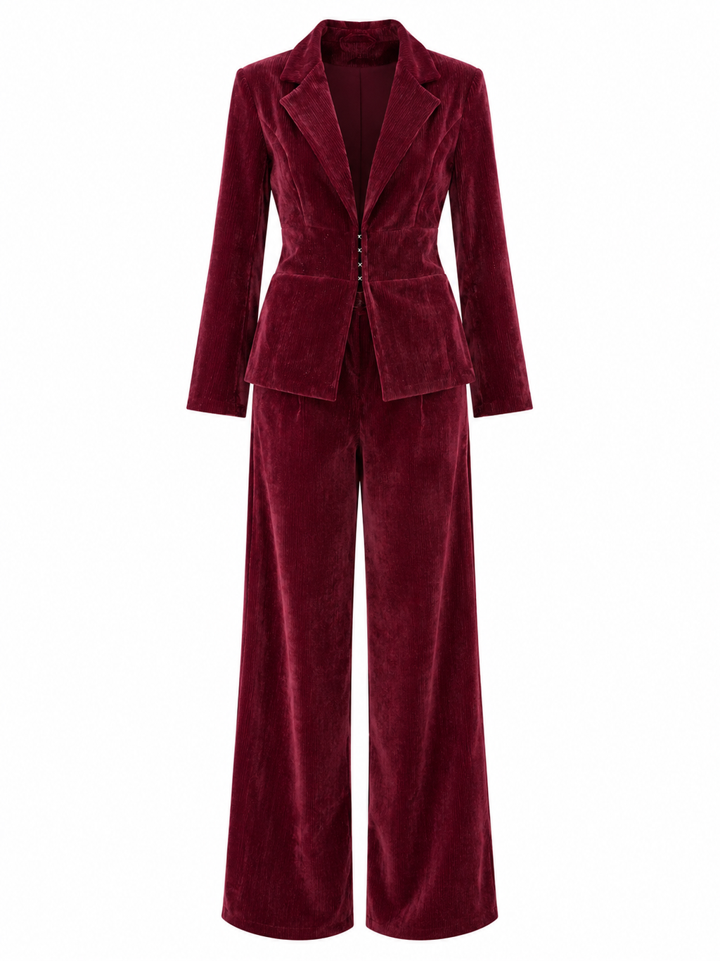 Completo in Velluto con Blazer e Pantaloni | Stile Elegante