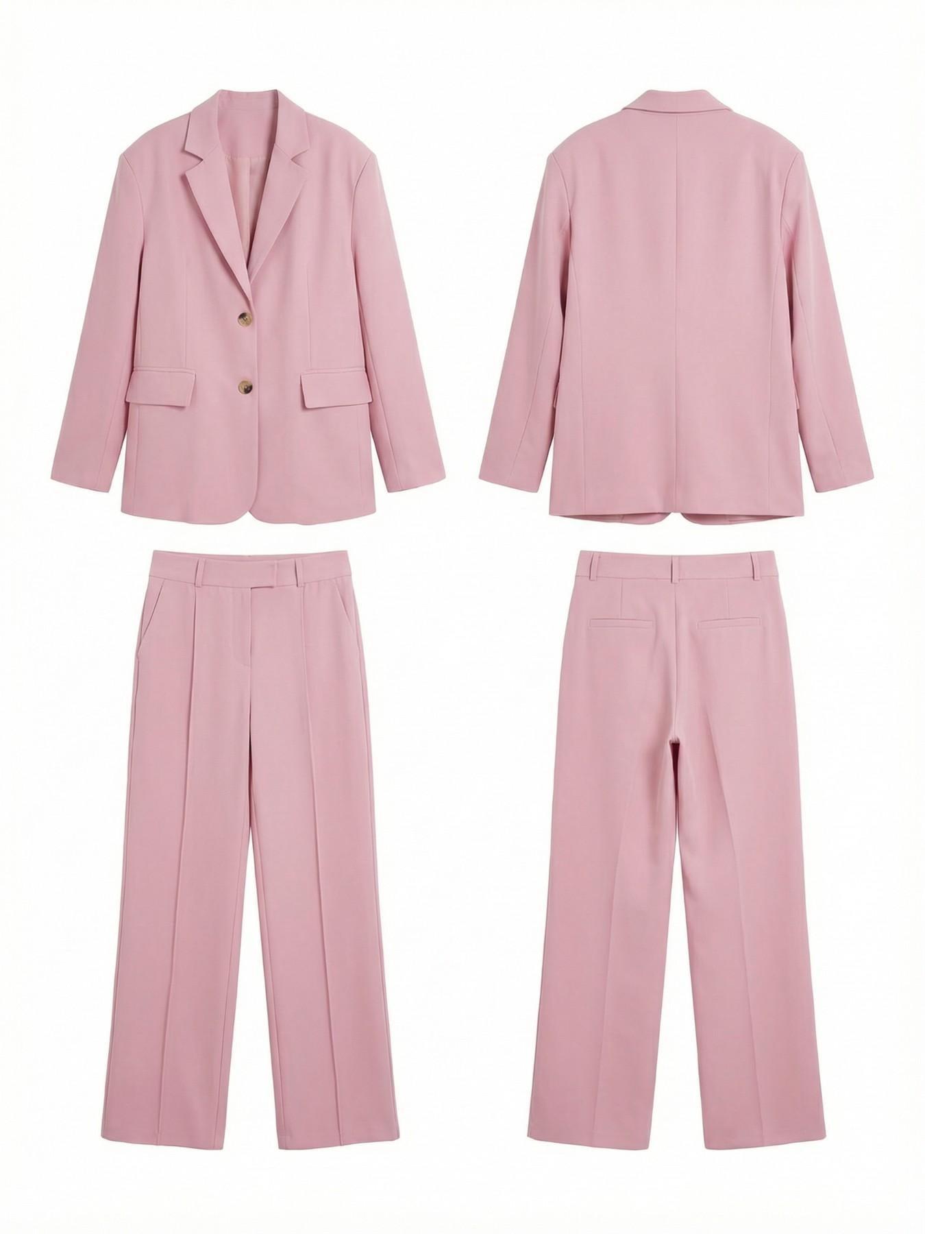 URBANREVERSE Tailleur Set Blazer Trousers Women Suit Co Ord Set Elegant Suit Outfit Chic Minimal Blazer Pants Set Office Look Business Outfit Formal Wear Street Style Smart Casual TikTok Viral Fashion Trend Spring Summer Outfit Made in Italy