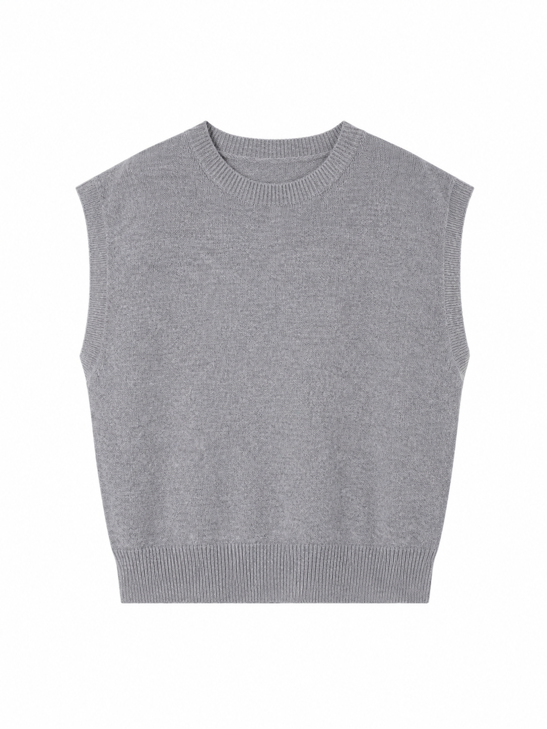 Maglia Loose Senza Maniche con Girocollo | Stile Casual