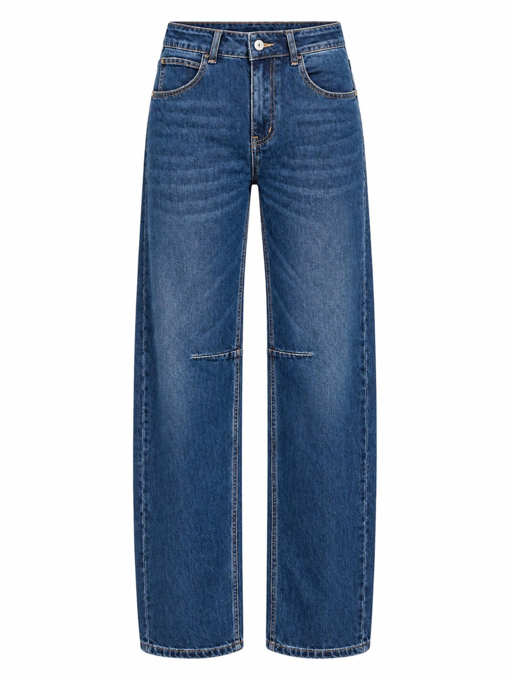Jeans a Vita Alta con Gamba Larga | Stile Casual