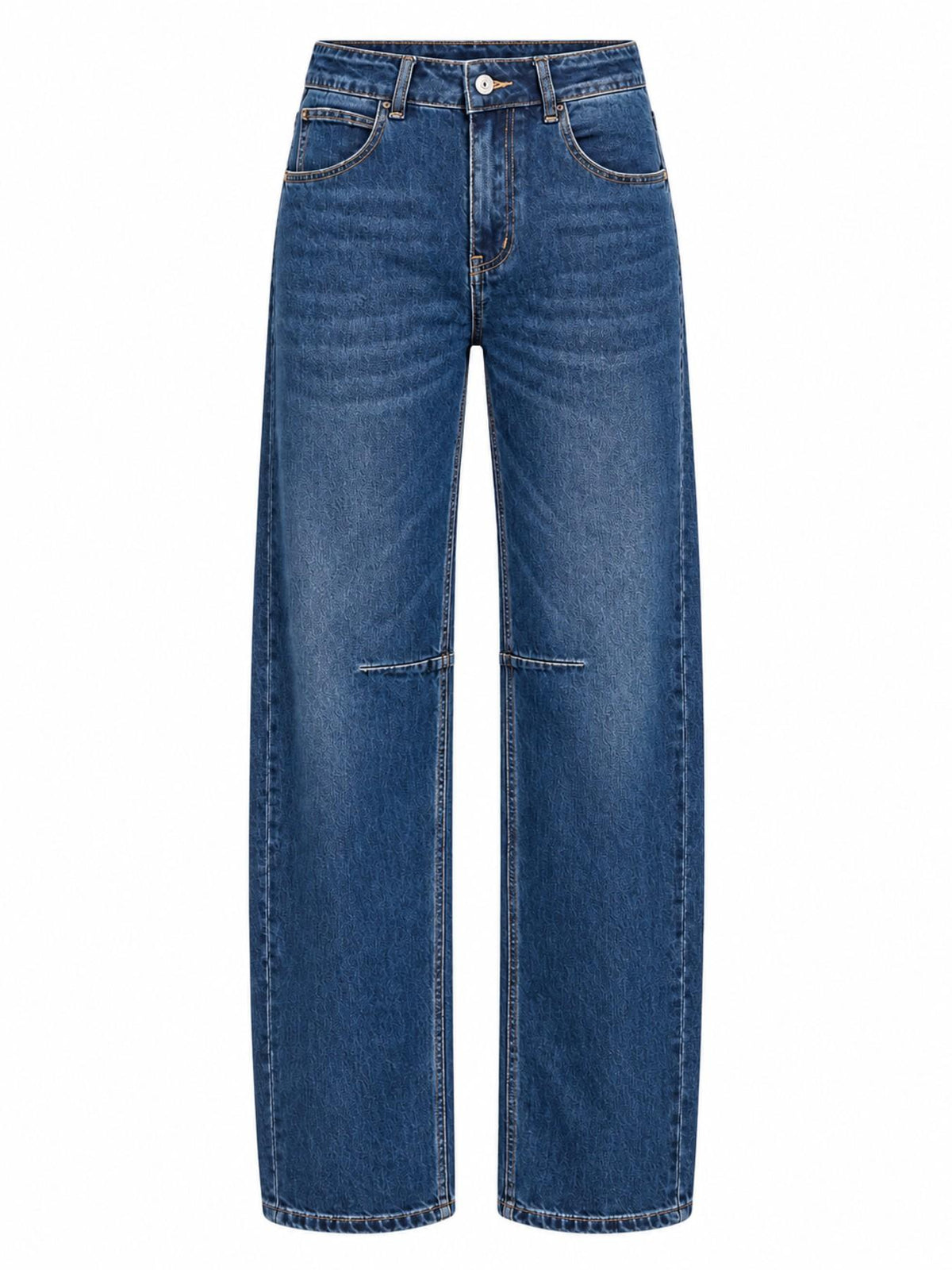 Jeans a Vita Alta con Gamba Larga | Stile Casual