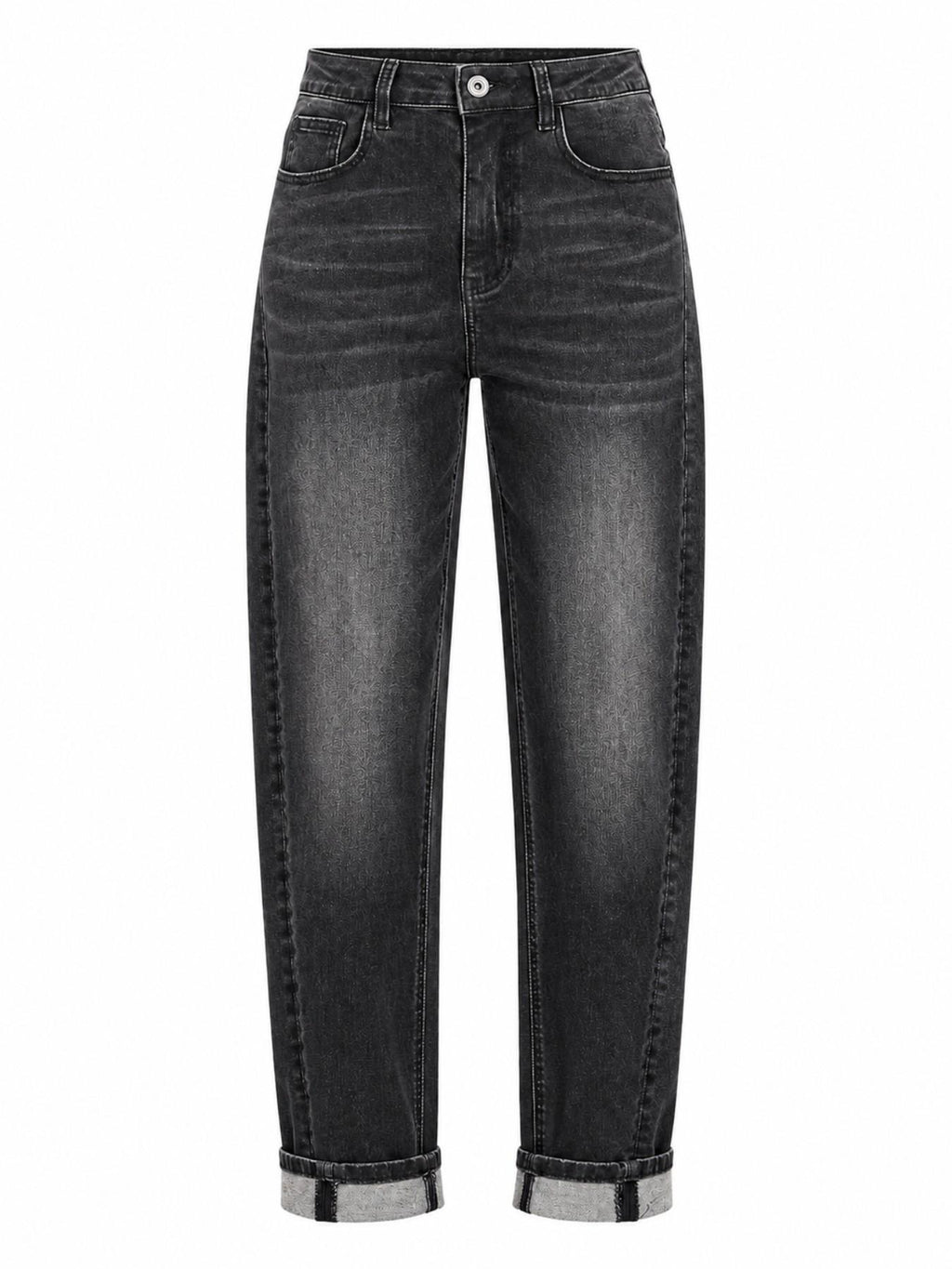 Jeans a Vita Alta con Gamba Dritta | Stile Casual