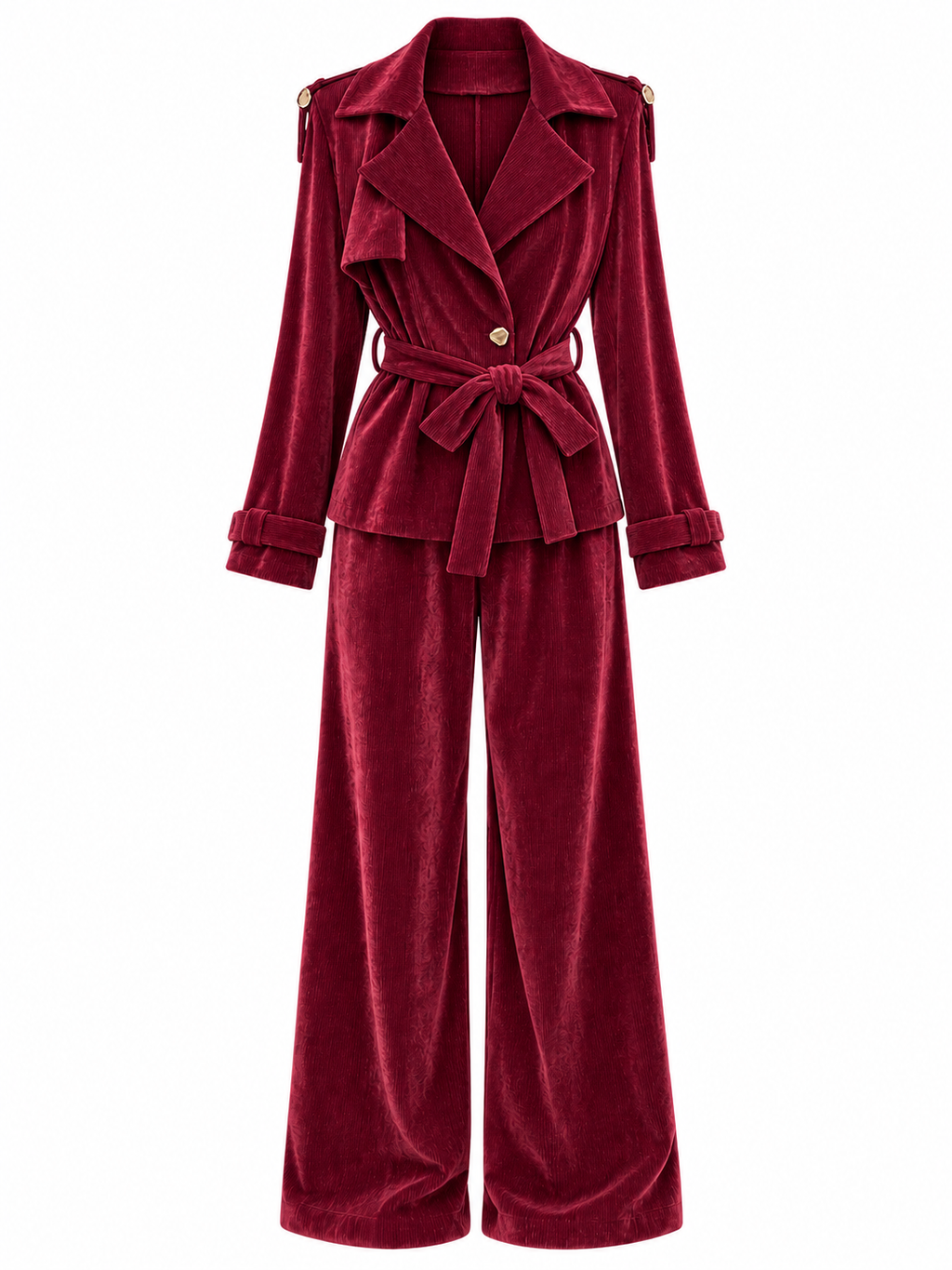 Completo in Velluto con Giacca e Pantaloni | Stile Vintage