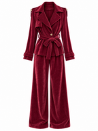 Completo in Velluto con Giacca e Pantaloni | Stile Vintage