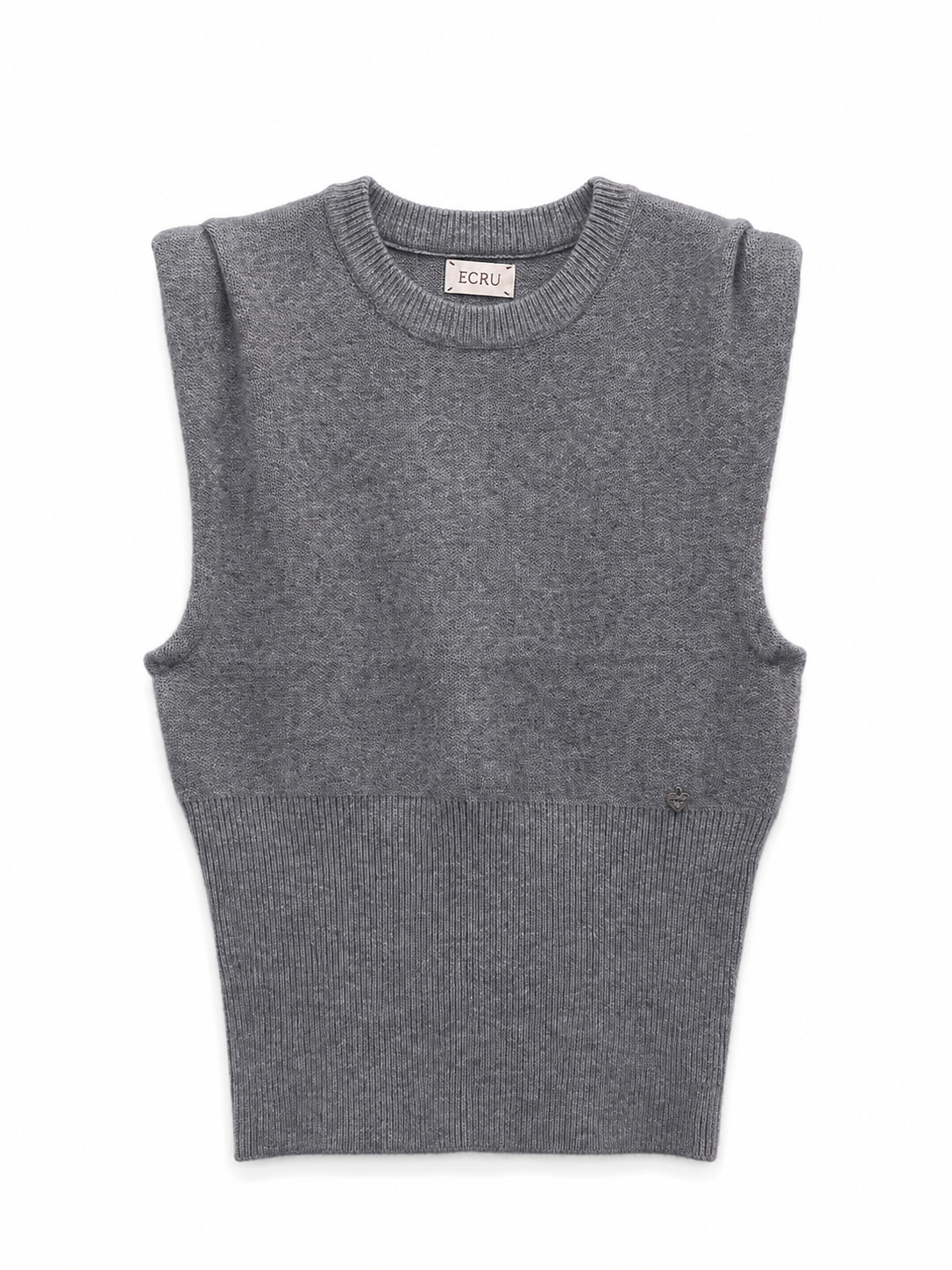 Top a Maglia Senza Maniche con Girocollo | Stile Casual