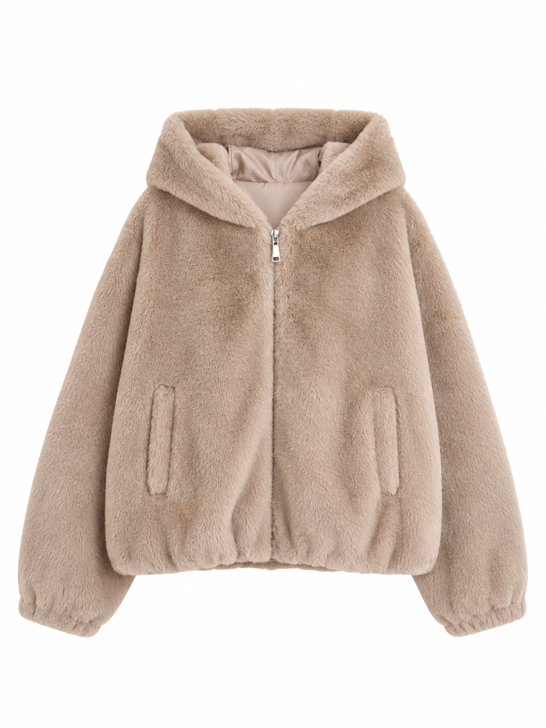 Giacca in Pelliccia Finta con Cappuccio | Stile Invernale