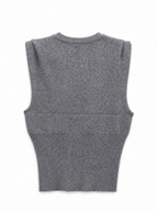 Top a Maglia Senza Maniche con Girocollo | Stile Casual