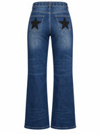 Jeans a Vita Alta con Gamba Dritta | Stile Casual