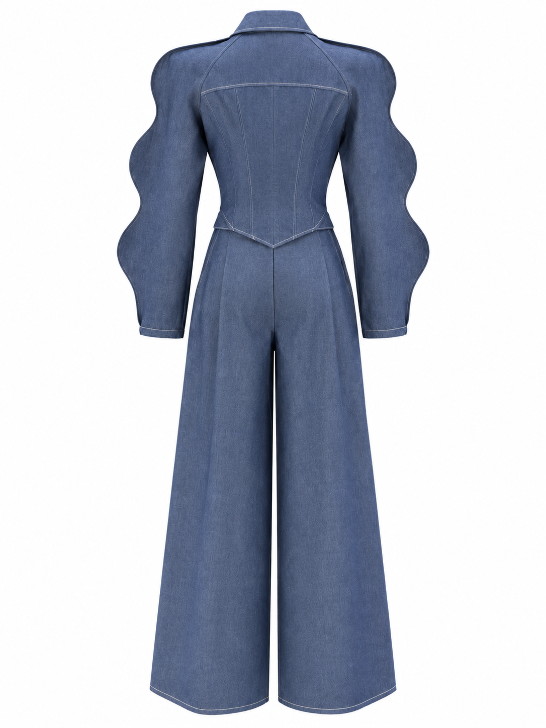 Completo in Denim con Giacca e Pantaloni | Stile Moderno