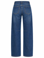 Jeans a Vita Alta con Gamba Larga | Stile Casual