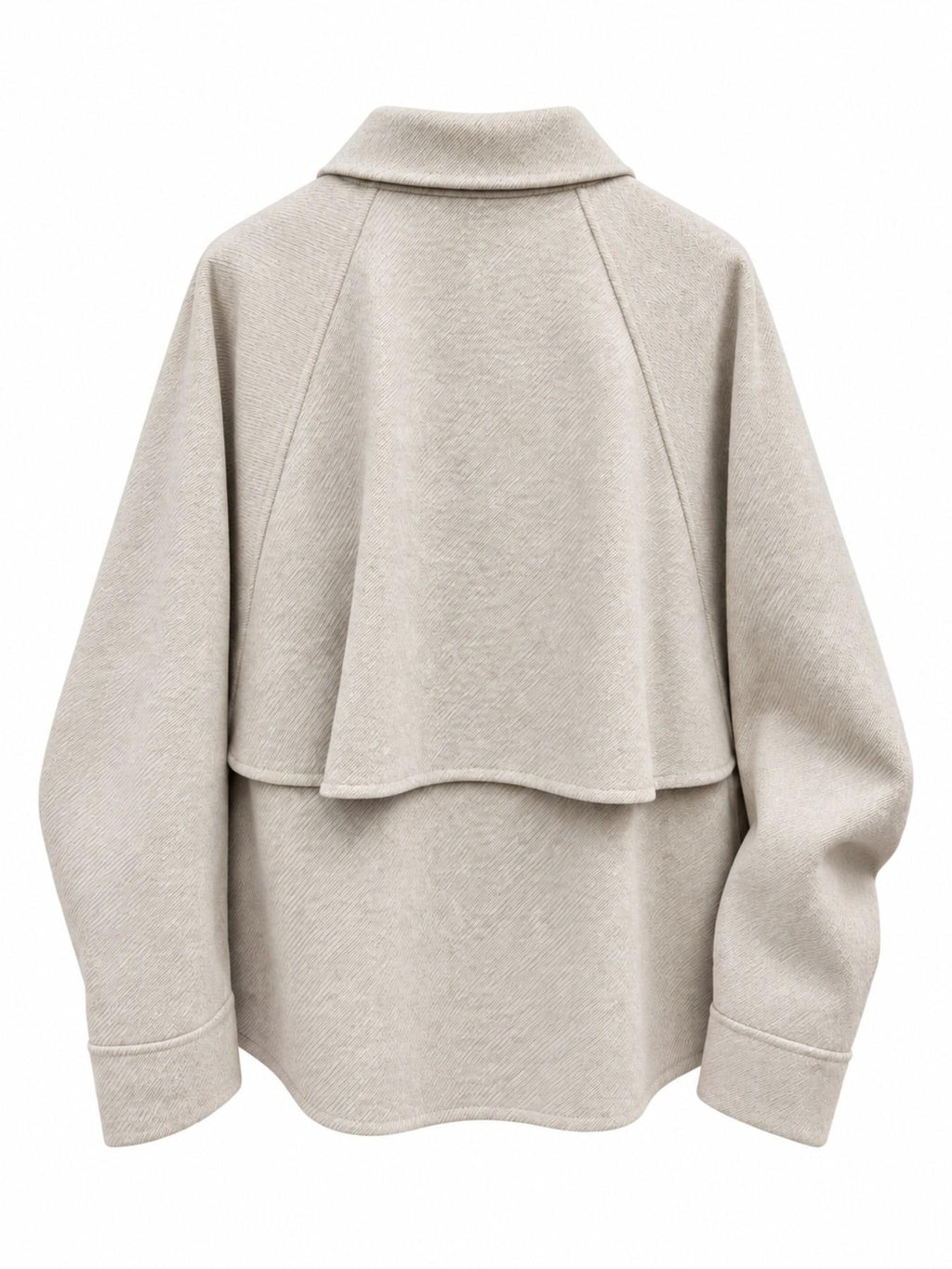Giacca con Zip e Collo a Risvolto | Stile Casual