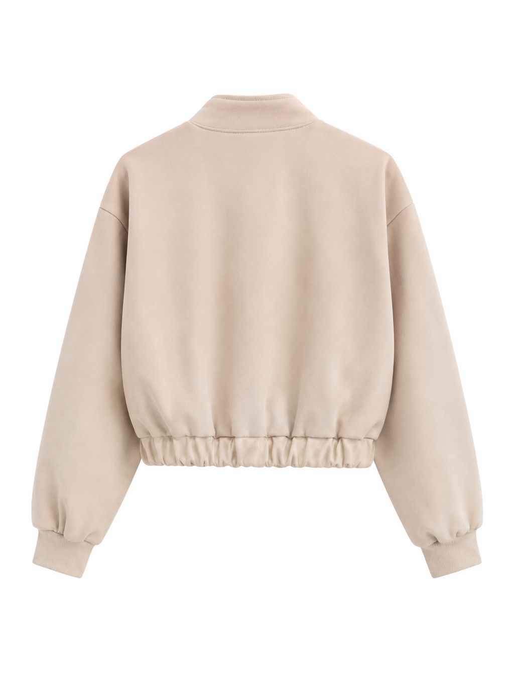 Giacca Corta con Collo Alto e Grandi Tasche | Stile Casual
