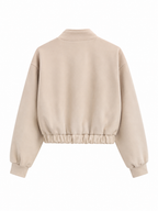 Giacca Corta con Collo Alto e Grandi Tasche | Stile Casual