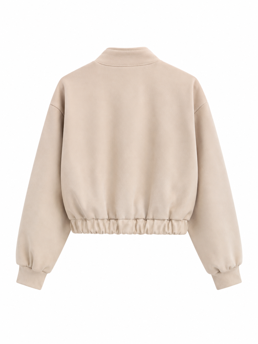 Giacca Corta con Collo Alto e Grandi Tasche | Stile Casual