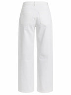 Jeans a Vita Alta con Gamba Larga | Stile Casual