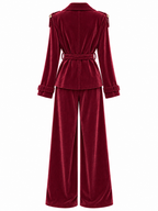 Completo in Velluto con Giacca e Pantaloni | Stile Vintage