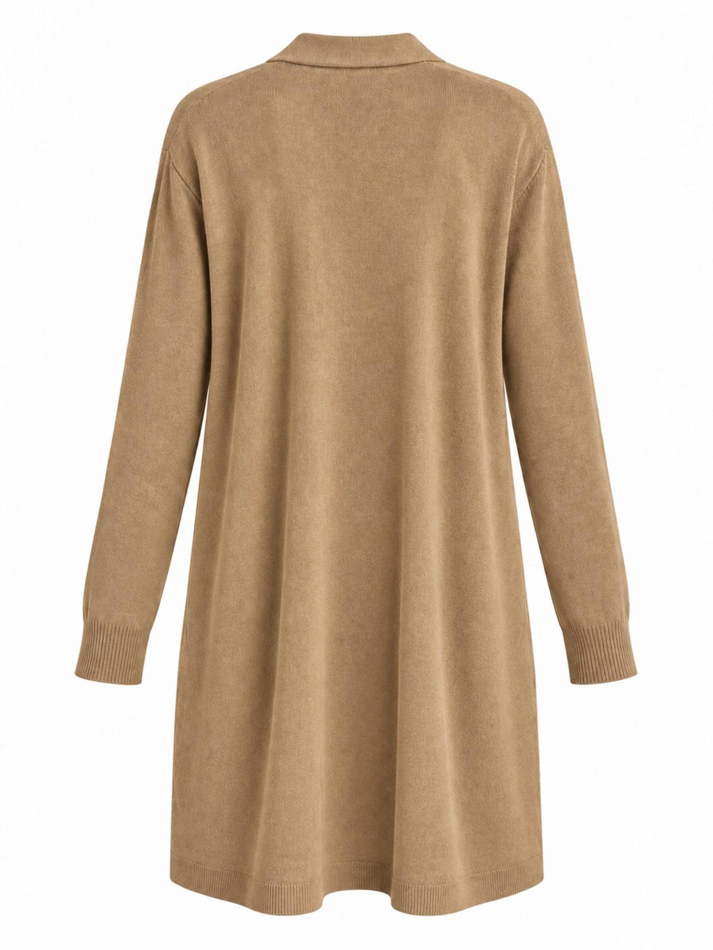 Cardigan Lungo a Maglia con Tasche | Stile Casual