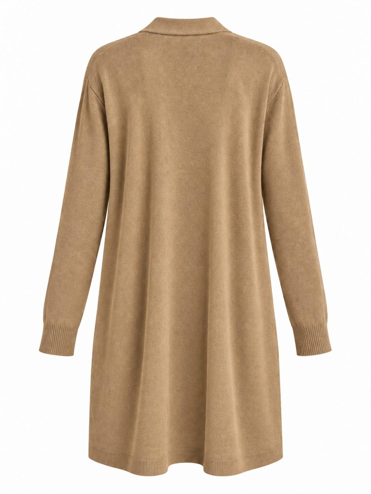 Cardigan Lungo a Maglia con Tasche | Stile Casual