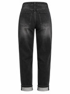 Jeans a Vita Alta con Gamba Dritta | Stile Casual