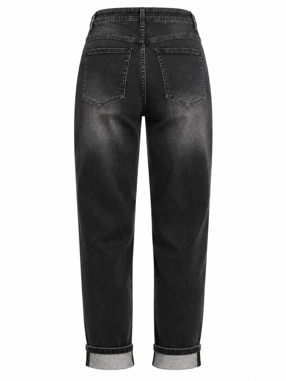 Jeans a Vita Alta con Gamba Dritta | Stile Casual