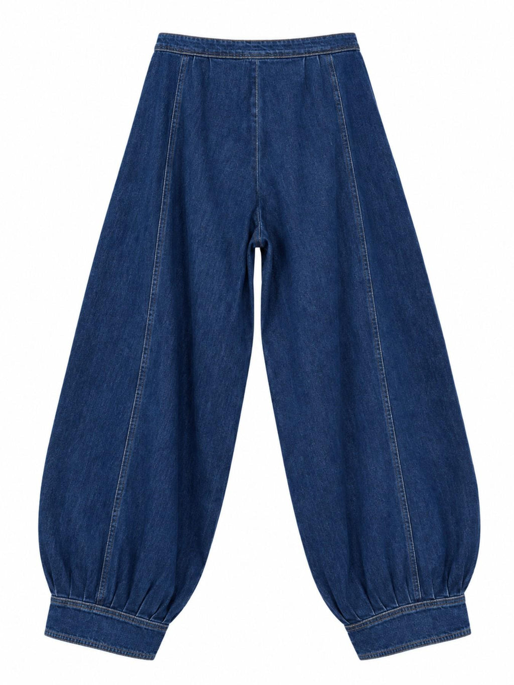 Jeans a Vita Alta con Gamba a Palloncino | Stile Casual