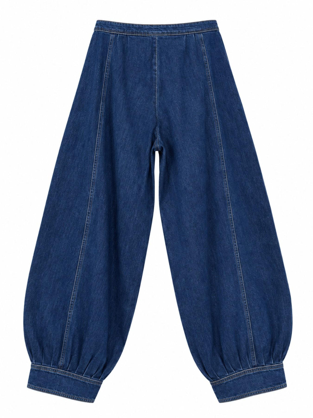 Jeans a Vita Alta con Gamba a Palloncino | Stile Casual