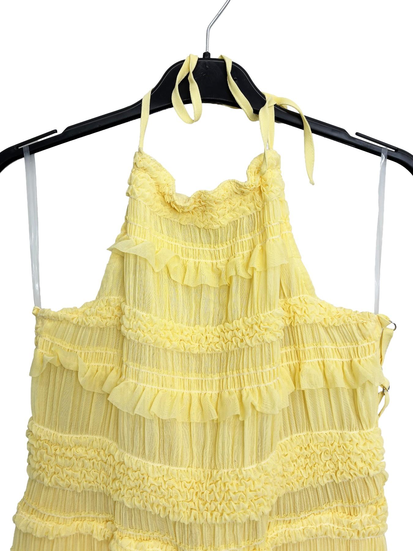URBANREVERSE Maxi Dress Halter Dress Women Long Dress Backless Dress Ruffle Dress Bodycon Dress Elegant Dress Evening Dress Party Dress Summer Outfit Chic Style Fashion Trend Spring Summer Made in Italy