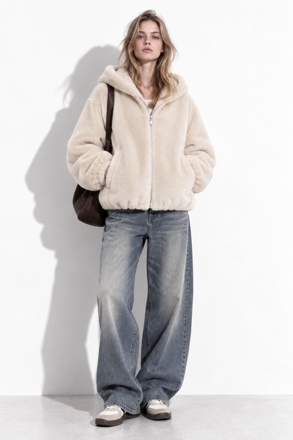 Hooded Faux Fur Jacket | Winter Style

