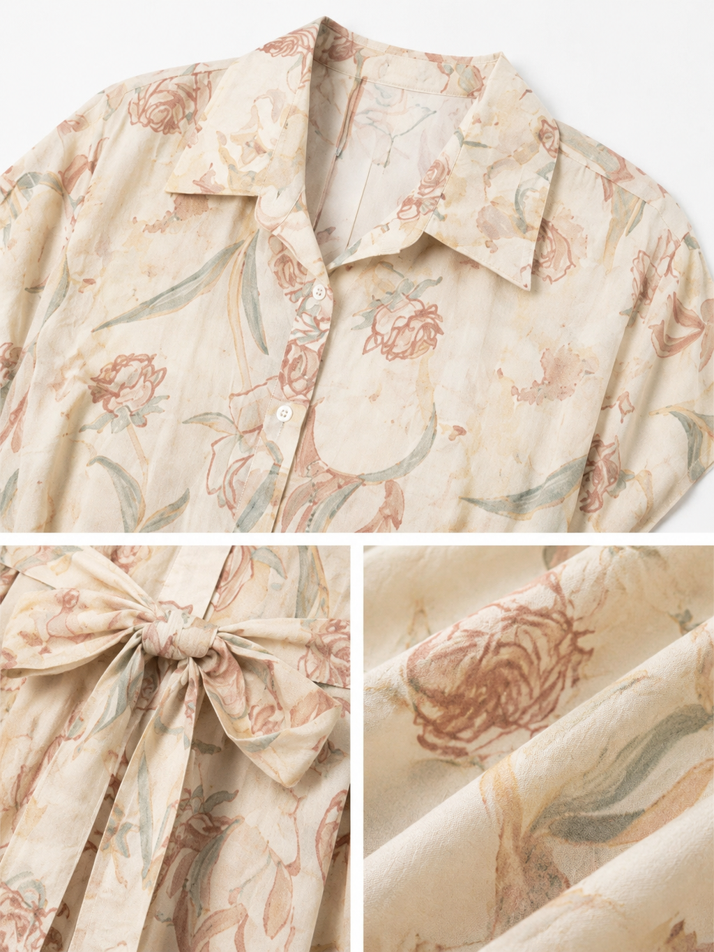 Abito Camicia Midi a Fiori | Look Elegante Estivo