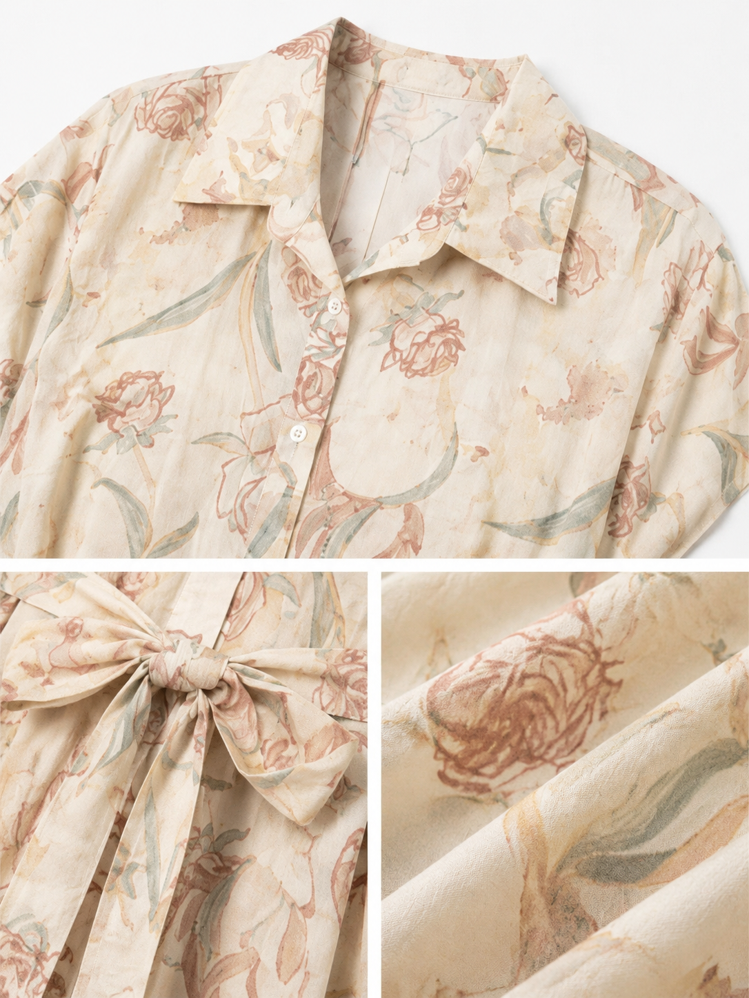Abito Camicia Midi a Fiori | Look Elegante Estivo