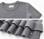 Abito a Maglia con Orlo a Balze | Stile Casual